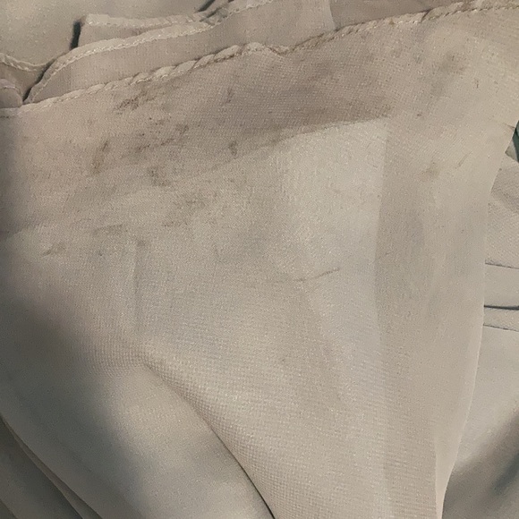 Weddington Way Size 4 Strapless Blue Flowy Bridesmaid Dress - Picture 7 of 8